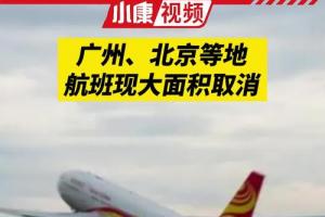 #广州,北京等地航班现大面积取消