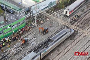 韩国一列火车在首尔脱轨致31人受伤